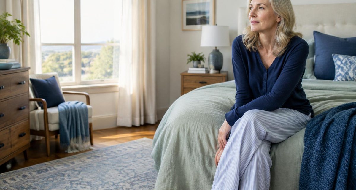 Editorial photograph illustrating bedtime habits and sleep routines