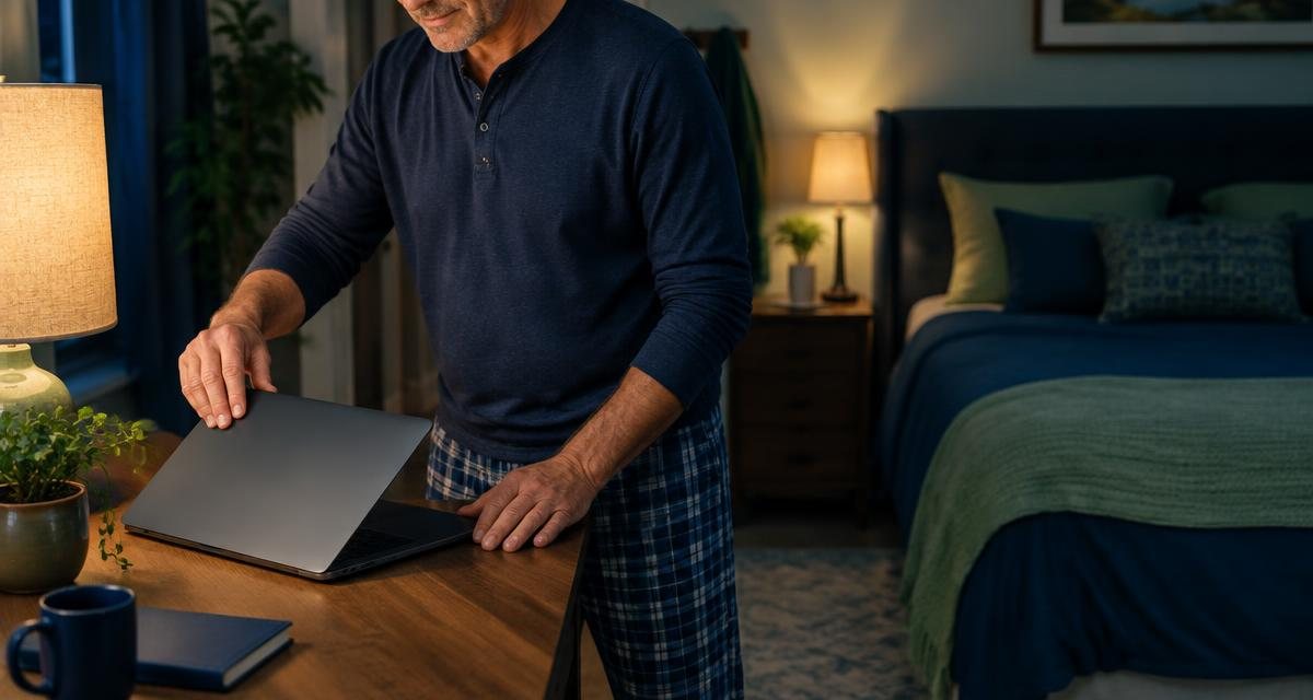Editorial photograph illustrating morning energy and sleep routines