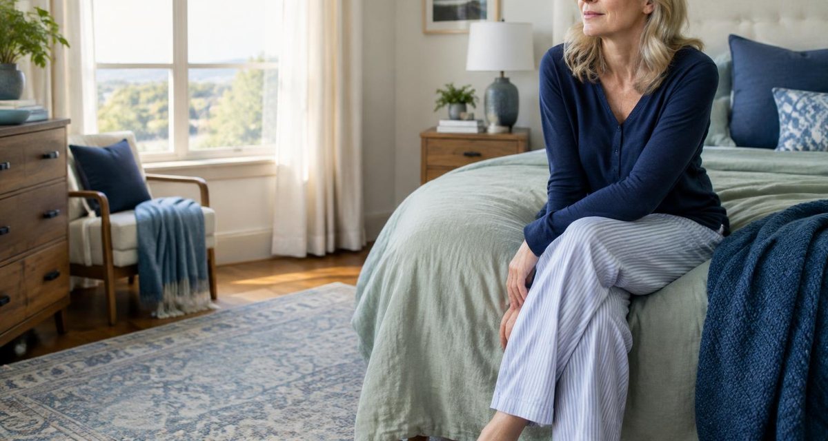 Editorial photograph illustrating waking tired and sleep routines